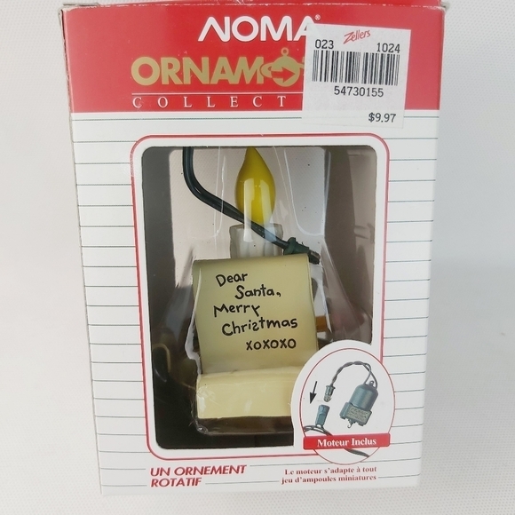 VINTAGE Christmas tree ornament that turns collectible Ornamotion original box - Picture 4 of 7